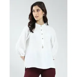 Monte Carlo White Polyester Solid Top-picture-19