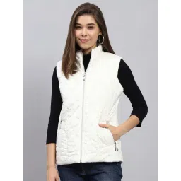 Monte Carlo White Regular Fit Quilted Jacket-picture-36