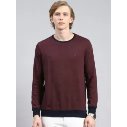 Monte Carlo Wine Cotton Regular Fit Printed Sweatshirt-picture-30