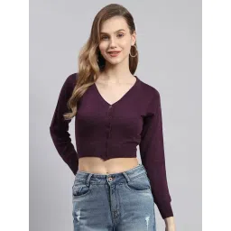 Monte Carlo Wine Melange Cardigan-picture-11