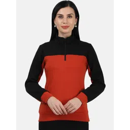 Monte Carlo Women Black Colourblocked Sweatshirt-picture-11