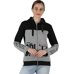 monte carlo Women Black Cotton Blend Printed Sweatshirt 221049702-2-picture-12