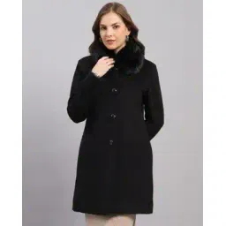 monte carlo Women Coat with Button Closure & Insert Pockets -picture-16