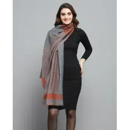 monte carlo Women Floral Woven Stole with Tassel-picture-13