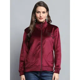 Monte Carlo Women High Neck Front-Open Sweatshirt-picture-12