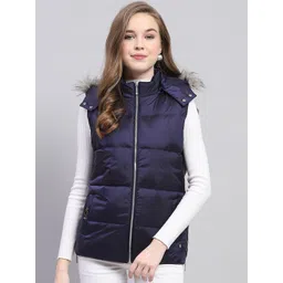 Monte Carlo Women Hooded Solid Casual Parka Jacket-picture-24