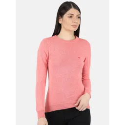 Monte Carlo Women Pink Pullover Sweater-picture-30
