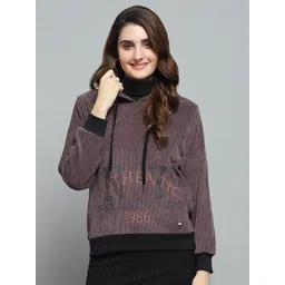 Monte Carlo Women Printed Hooded Sweatshirt-picture-39