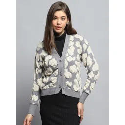 Monte Carlo Women Quirky Woollen Cardigan-picture-38