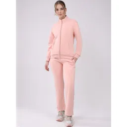 Monte Carlo Women Solid Mock Neck Full Sleeve Sports Tracksuit-picture-13