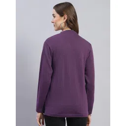 Monte Carlo Women Solid V Neck  Cardigan image 5