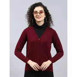 Monte Carlo Women Woollen Cardigan-picture-29