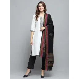 Monte Carlo Women's Black Self Design Shawl-picture-29