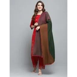 Monte Carlo Women's Multi Color Self Design Shawl-picture-15