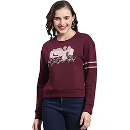 monte carlo Womens Printed Round Neck Full Sleeve Casual Sweatshirt (223062609)-picture-41