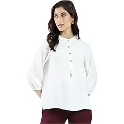 monte carlo Women's Printed Round Neck Top | Half Sleeve Casual Wear | Stylish & Comfortable | Everyday Top Wear for Women-picture-28