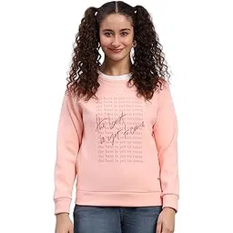 monte carlo Womens Regular Fit Printed Pull On Full Sleeve Winter Sweatshirt | Warm Pullover for Ladies | Soft Comfortable Casual Winter Wear for Women's (Pack of 1)-picture-33