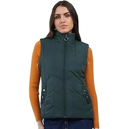 monte carlo Women’s Regular Fit Solid Collared Neck Sleeveless Winter Jacket | Stylish Warm Design | Premium Fabric | Trendy Winter Outerwear for Women (Pack Of 1)-picture-26