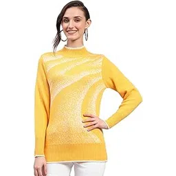 monte carlo Womens Self Design Band Neck Full Sleeve Top (1243713TP)-picture-21