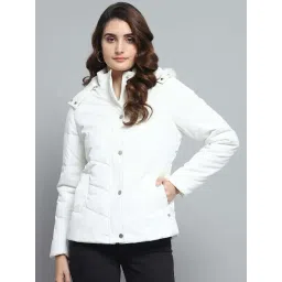 Monte Carlo Women's White Printed Detachable Hood Full Sleeve Jacket-picture-46