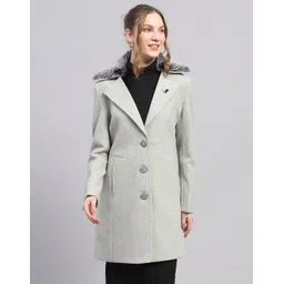 monte carlo Wool Blend Solid Coat For Women-picture-14