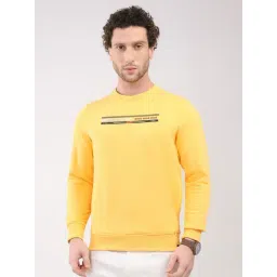 Monte Carlo Yellow Regular Fit Printed Sweatshirt-picture-14