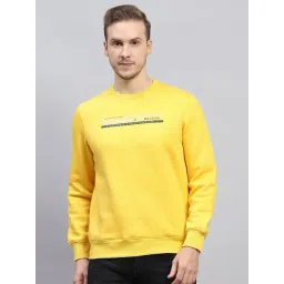 Monte Carlo Yellow Regular Printed Sweatshirt-picture-34