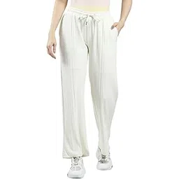 Women Regular Fit Track Pant | Self Design Pattern | Drawstring Closure | Comfortable Activewear Lower for Women | Lounge & Gym Wear for Women's-image-6