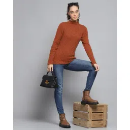 monte carlo Women Self-design Pullover image 5