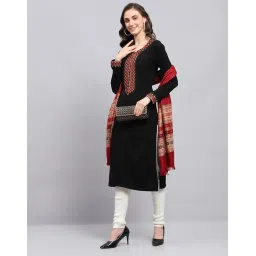 monte carlo Womens Self Design Shawl (224SHW7015) image 3