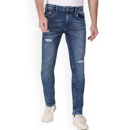 Monterrey SF Men Original Slim Fit Mildly Distressed Heavy Fade Stretchable Jeans-picture-17