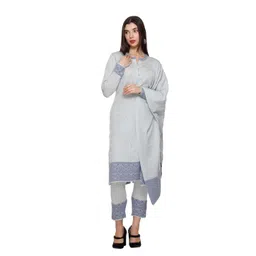 MONTREX Women Regular Kurta with Trousers & With Dupatta-picture-34