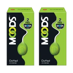 MOODS Dotted 20s Condoms - Pack of 2-picture-23