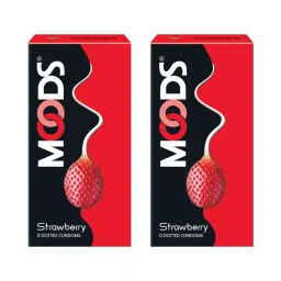MOODS Strawberry 12s Condoms - Pack of 2-picture-37