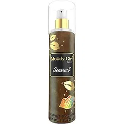 Moody Girl Luxury Sensual 250ml Long Lasting Shimmer Body Mist for Woman and Girl | Aromatic Rum, Tonka Beans, Amber, Resinous and Woody Fragrance for Women and Girls | Ideal for Daily Use and Gifting to Women & Girls-picture-11
