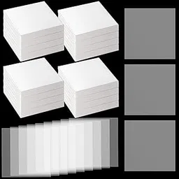 Mooliwe 2000 Pcs Cellulose Weighing Paper Sheet Laboratory Sample Weighing Paper Weigh Papers, Nitrogen Free, Non Absorbing, Non Stick, High Gloss for Scale Measurement Samples Transfer, 4 x 4 Inches-picture-30