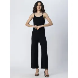 Moomaya Black Maxi Jumpsuit-image-43