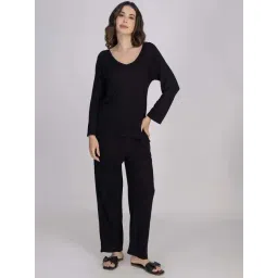 Moomaya Black Pyjamas Set-picture-45