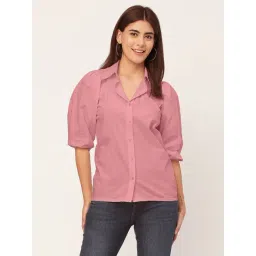 Moomaya Light Pink Regular Fit Shirt-picture-28