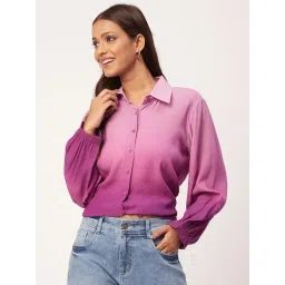 Moomaya Purple Regular Fit Shirt-picture-26