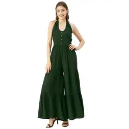 moomaya Sleeveless Jumpsuit with Back Strap Closure-picture-41