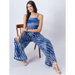 Moomaya Women Printed Shoulder Straps Basic Jumpsuit-image-13