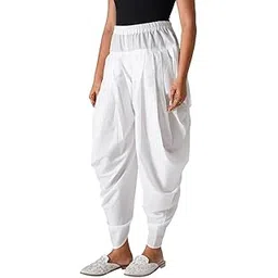 mooney White Ankle Length Dhoti Pant for Men & Women Patiyala 100% Cotton Fabric, Activities and Occasion Dhoti Type Pant-picture-30