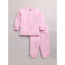 MooNKids Boys Pink Solid Thermal Set-picture-47