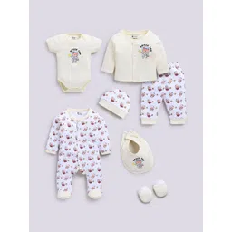 Moonkids Infant Pack Of 7 Baby Apparel Gift Set-picture-20