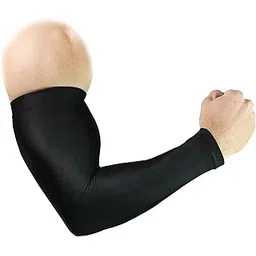 Mopslik - UV Protection Cooling Arm Sleeves for Men & Women. Perfect for Cycling, Driving, Running, Basketball, Football & Outdoor Activities (Black, 2 Pairs)-picture-42