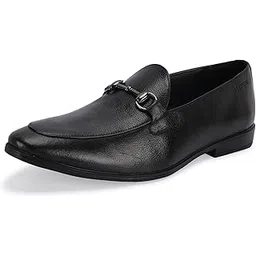 moralo Men's Loafers with Stylish Buckle Luxury Leather Patina Work Moccasins Slip ons Casual Shoes-picture-37