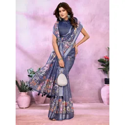 MORDEN MUSE Floral Printed Saree-picture-20