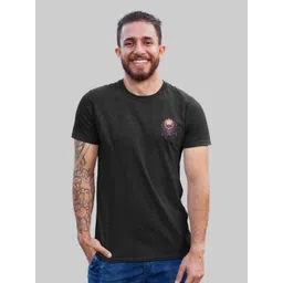 MORDEN MUSE Men Graphic Printed Round Neck Pure Cotton T-shirt-picture-19