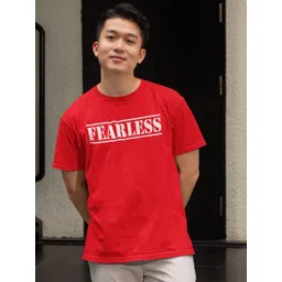 MORDEN MUSE Men Typography Printed Round Neck Cotton Slim Fit T-shirt-picture-26